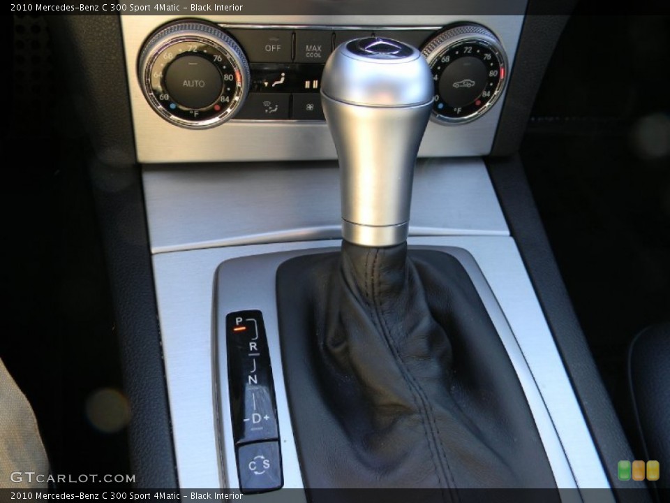 Black Interior Transmission for the 2010 Mercedes-Benz C 300 Sport 4Matic #73550666