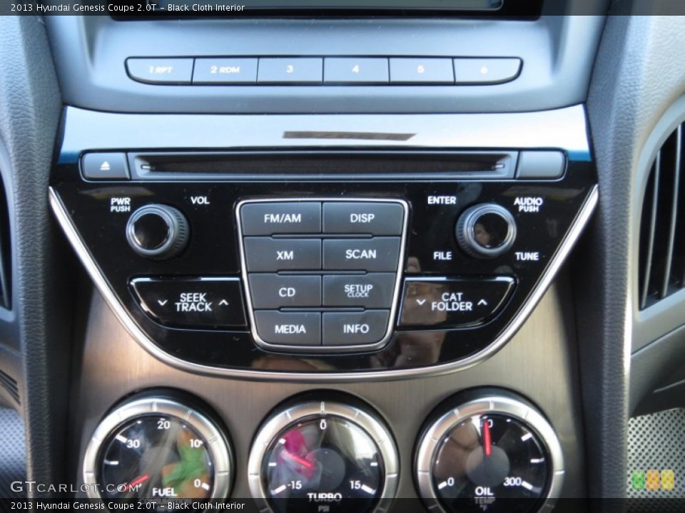 Black Cloth Interior Controls for the 2013 Hyundai Genesis Coupe 2.0T #73550673