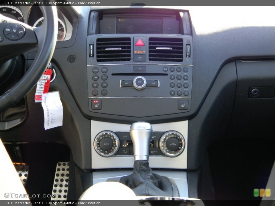 Black Interior Controls for the 2010 Mercedes-Benz C 300 Sport 4Matic #73550729