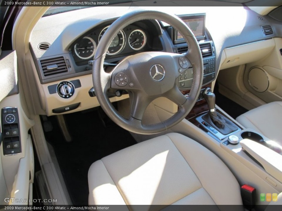 Almond/Mocha Interior Prime Interior for the 2009 Mercedes-Benz C 300 4Matic #73550996