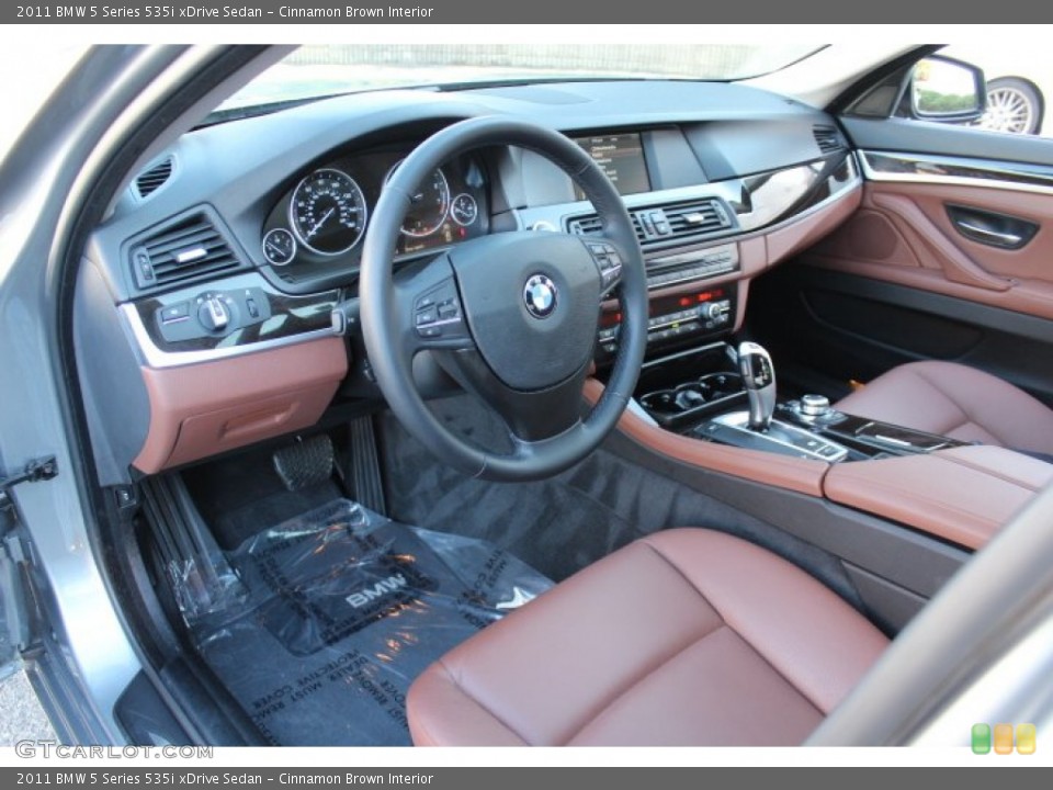Cinnamon Brown Interior Prime Interior for the 2011 BMW 5 Series 535i xDrive Sedan #73551068