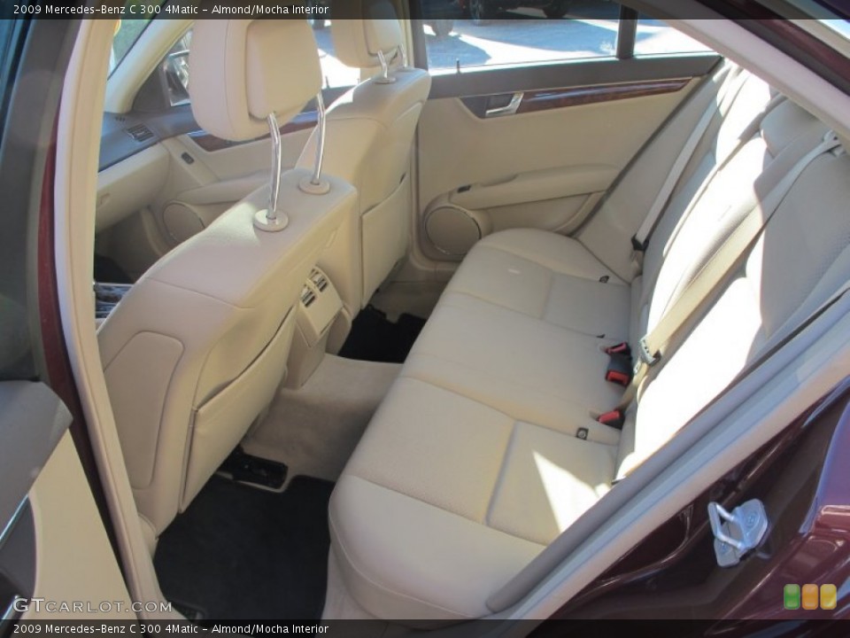 Almond/Mocha Interior Rear Seat for the 2009 Mercedes-Benz C 300 4Matic #73551173