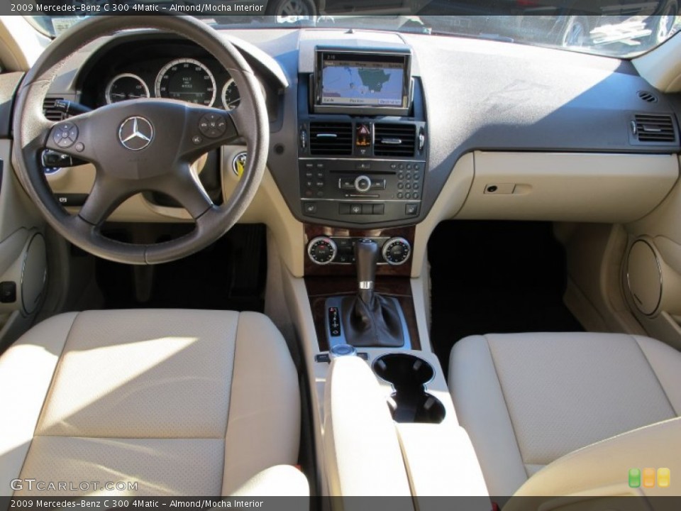 Almond/Mocha Interior Dashboard for the 2009 Mercedes-Benz C 300 4Matic #73551215