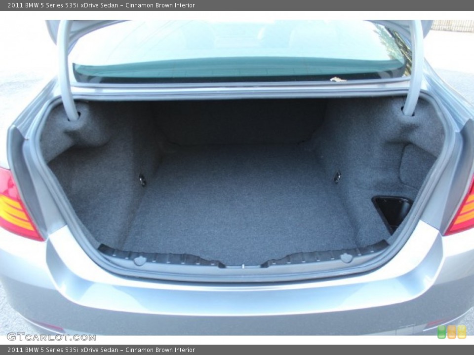 Cinnamon Brown Interior Trunk for the 2011 BMW 5 Series 535i xDrive Sedan #73551272