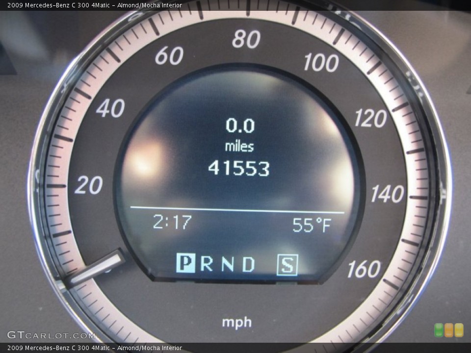 Almond/Mocha Interior Gauges for the 2009 Mercedes-Benz C 300 4Matic #73551350