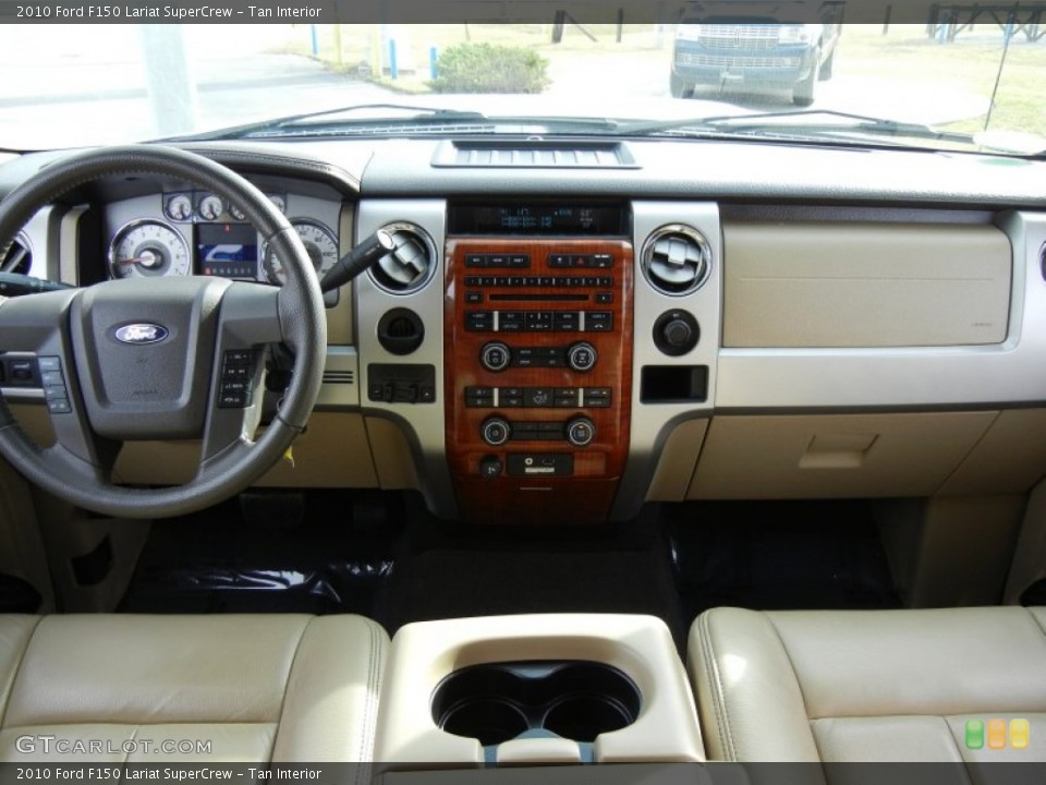 Tan Interior Dashboard for the 2010 Ford F150 Lariat SuperCrew #73551902