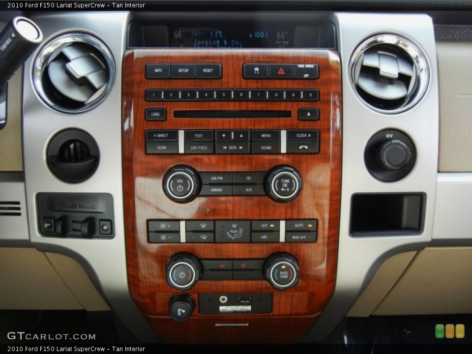 Tan Interior Controls for the 2010 Ford F150 Lariat SuperCrew #73551962