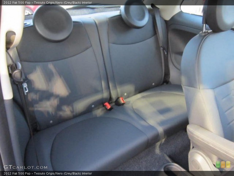 Tessuto Grigio/Nero (Grey/Black) Interior Rear Seat for the 2012 Fiat 500 Pop #73553341