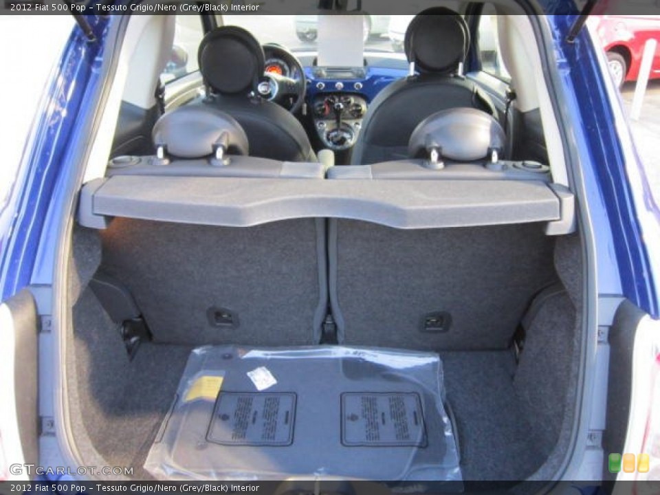 Tessuto Grigio/Nero (Grey/Black) Interior Trunk for the 2012 Fiat 500 Pop #73553366