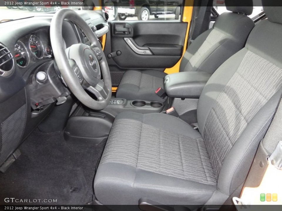 Black Interior Photo for the 2012 Jeep Wrangler Sport 4x4 #73553945