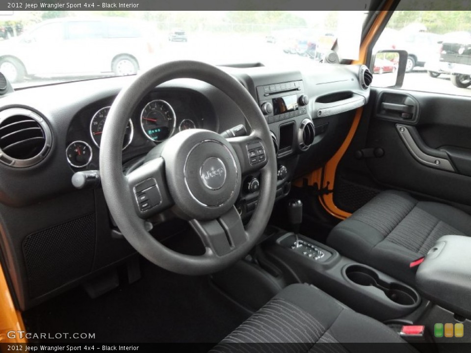 Black Interior Prime Interior for the 2012 Jeep Wrangler Sport 4x4 #73553993