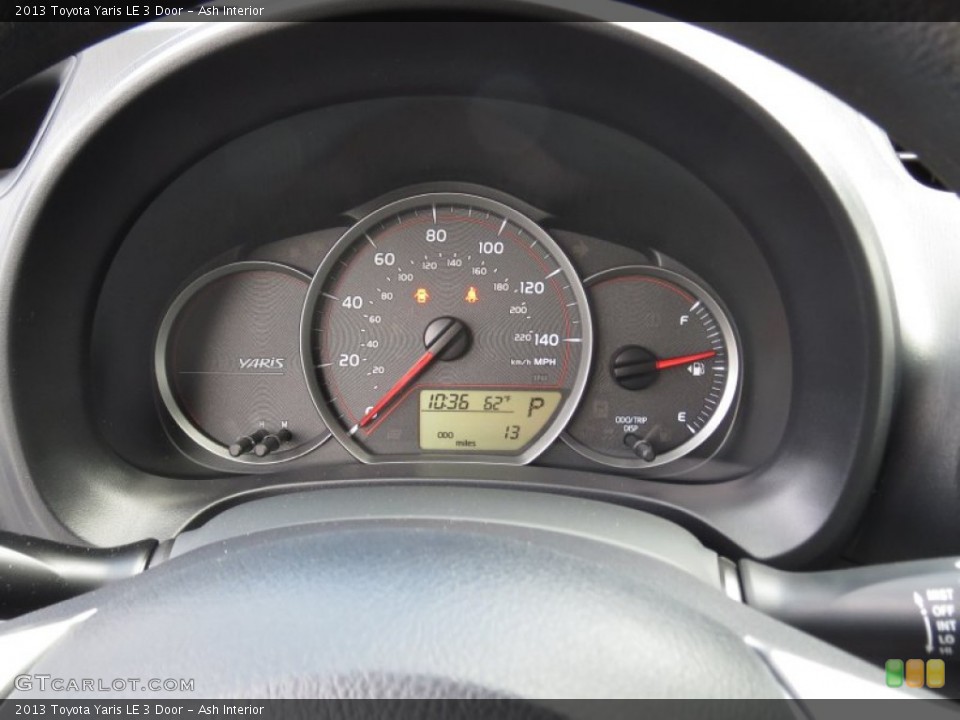 Ash Interior Gauges for the 2013 Toyota Yaris LE 3 Door #73554126