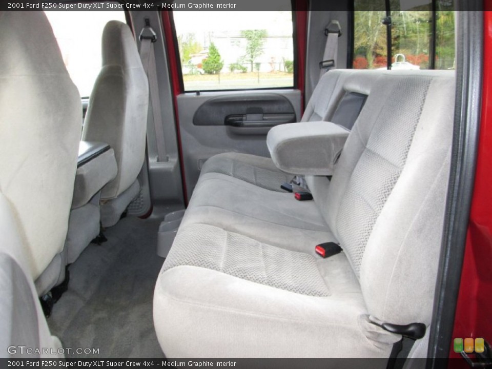 Medium Graphite Interior Rear Seat for the 2001 Ford F250 Super Duty XLT Super Crew 4x4 #73554710
