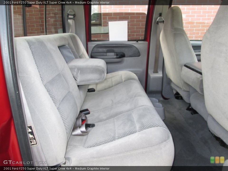 Medium Graphite Interior Rear Seat for the 2001 Ford F250 Super Duty XLT Super Crew 4x4 #73554731