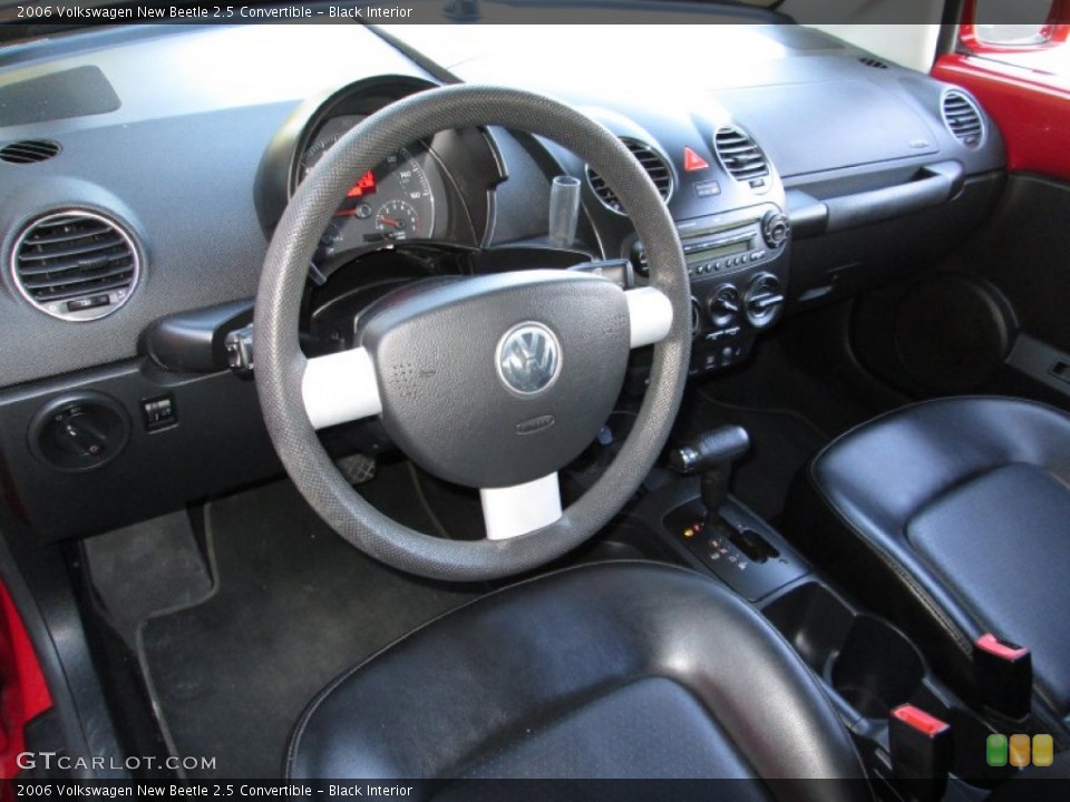 Black 2006 Volkswagen New Beetle Interiors