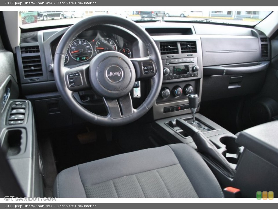 Dark Slate Gray Interior Prime Interior for the 2012 Jeep Liberty Sport 4x4 #73555910
