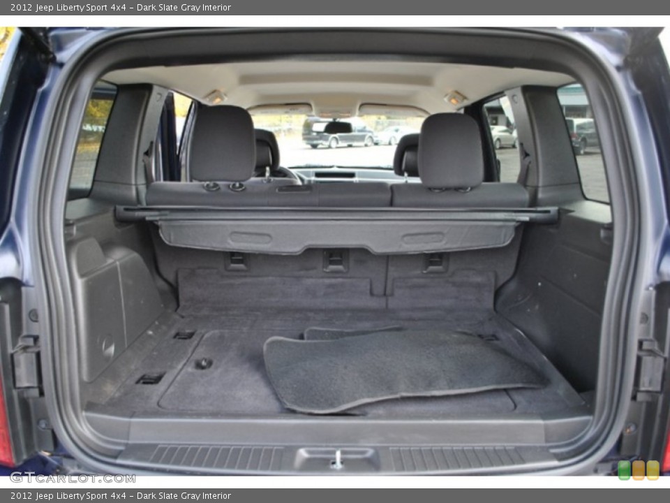 Dark Slate Gray Interior Trunk for the 2012 Jeep Liberty Sport 4x4 #73555945