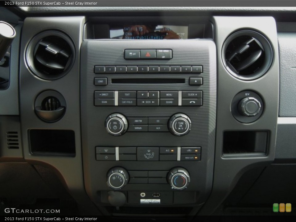Steel Gray Interior Controls for the 2013 Ford F150 STX SuperCab #73556288