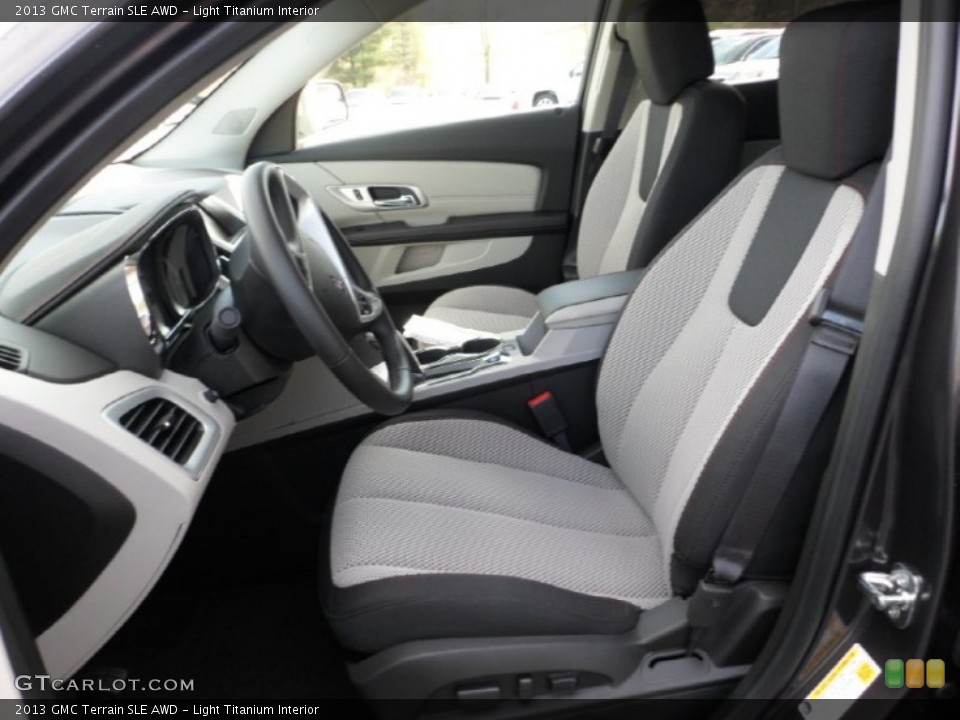 Light Titanium Interior Front Seat for the 2013 GMC Terrain SLE AWD #73559414