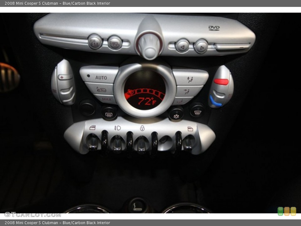 Blue/Carbon Black Interior Controls for the 2008 Mini Cooper S Clubman #73560618