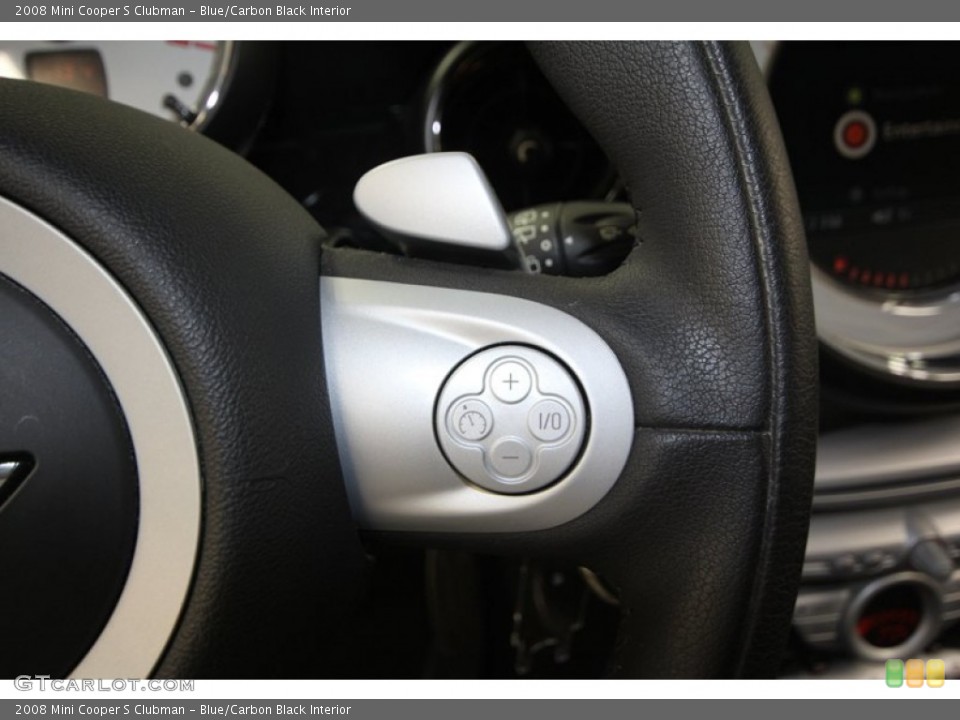 Blue/Carbon Black Interior Controls for the 2008 Mini Cooper S Clubman #73560722