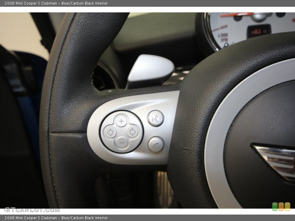 Blue/Carbon Black Interior Controls for the 2008 Mini Cooper S Clubman #73560743