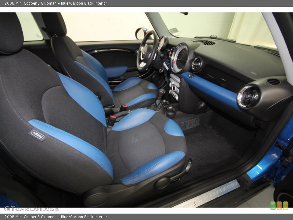 Blue/Carbon Black Interior Photo for the 2008 Mini Cooper S Clubman #73560866