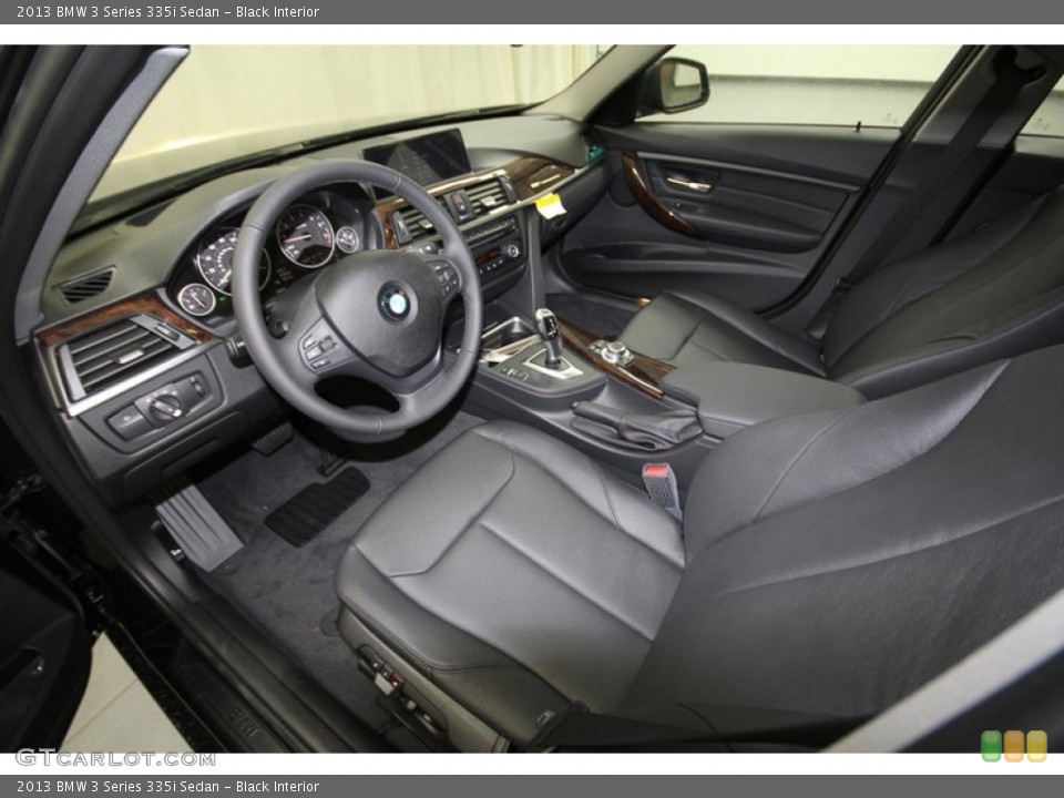 Black Interior Front Seat for the 2013 BMW 3 Series 335i Sedan #73561277
