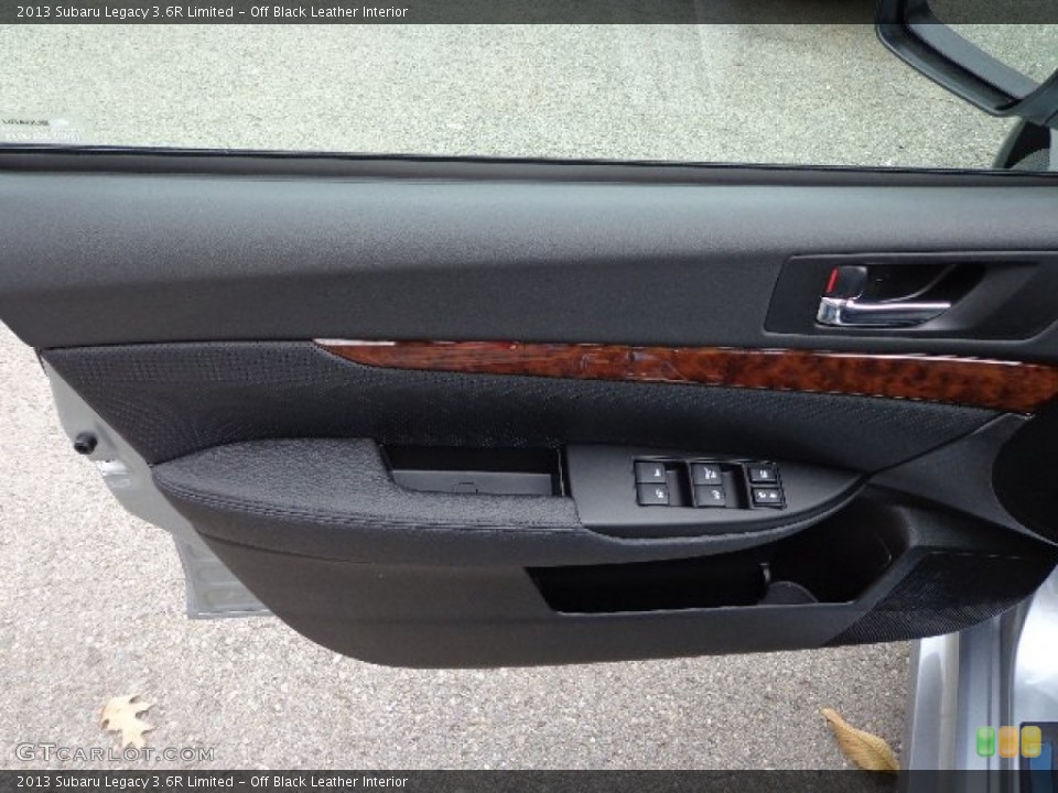 Off Black Leather Interior Door Panel for the 2013 Subaru Legacy 3.6R Limited #73563122
