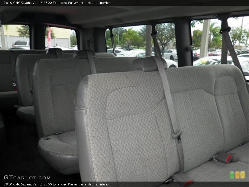 Neutral Interior Photo for the 2010 GMC Savana Van LS 3500 Extended Passenger #73563211
