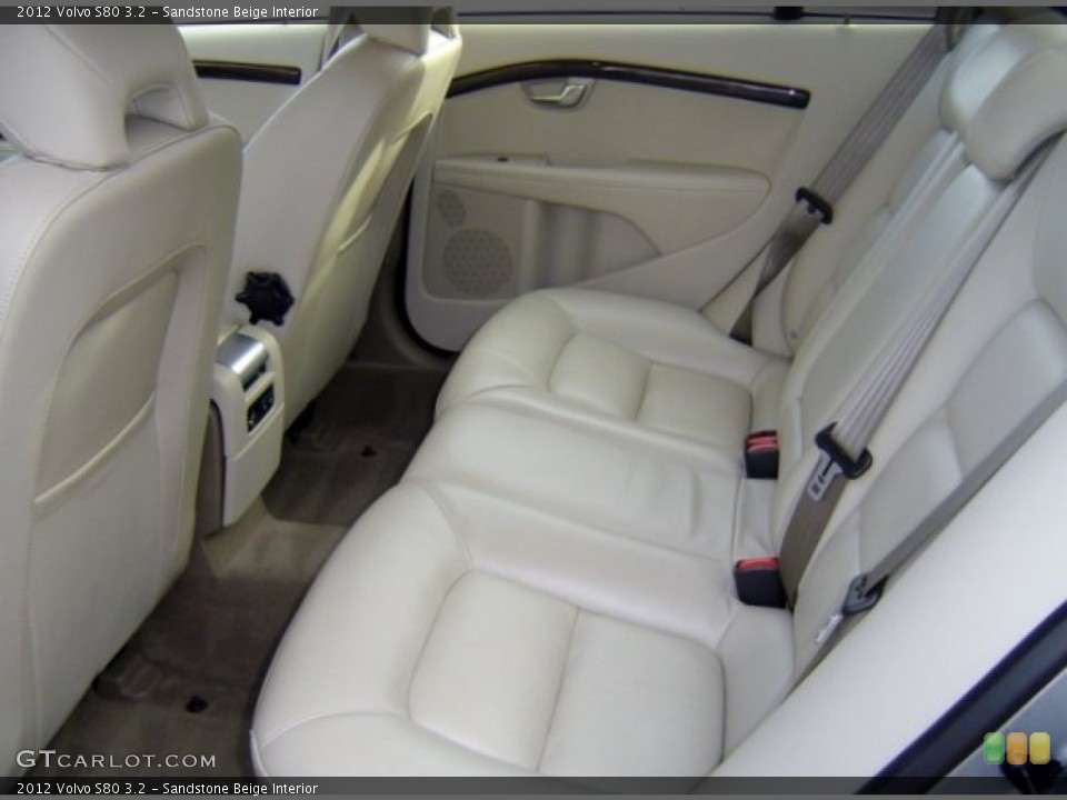 Sandstone Beige Interior Rear Seat for the 2012 Volvo S80 3.2 #73564391