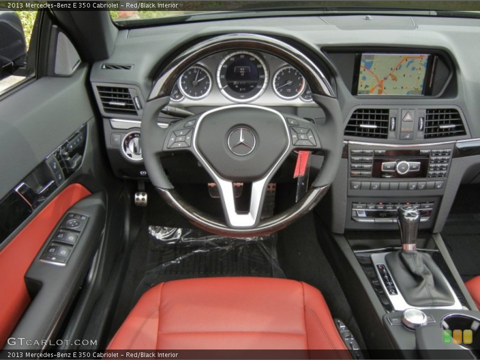 Red/Black Interior Dashboard for the 2013 Mercedes-Benz E 350 Cabriolet #73565095