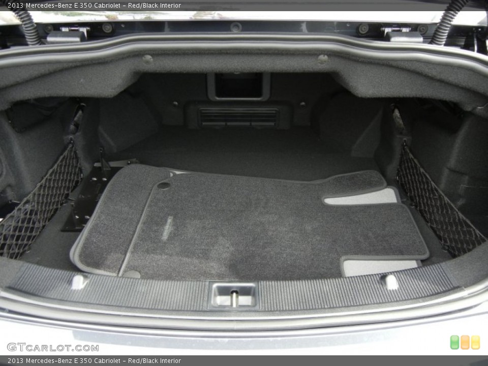 Red/Black Interior Trunk for the 2013 Mercedes-Benz E 350 Cabriolet #73565168
