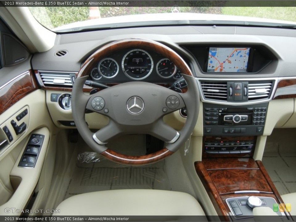 Almond/Mocha Interior Dashboard for the 2013 Mercedes-Benz E 350 BlueTEC Sedan #73565714