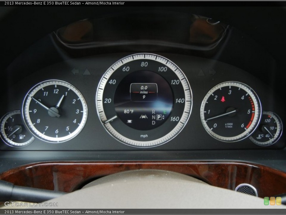 Almond/Mocha Interior Gauges for the 2013 Mercedes-Benz E 350 BlueTEC Sedan #73565736