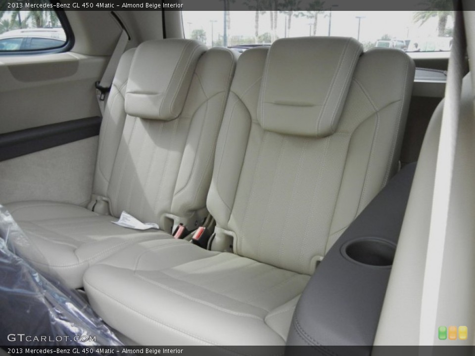 Almond Beige Interior Rear Seat for the 2013 Mercedes-Benz GL 450 4Matic #73566616