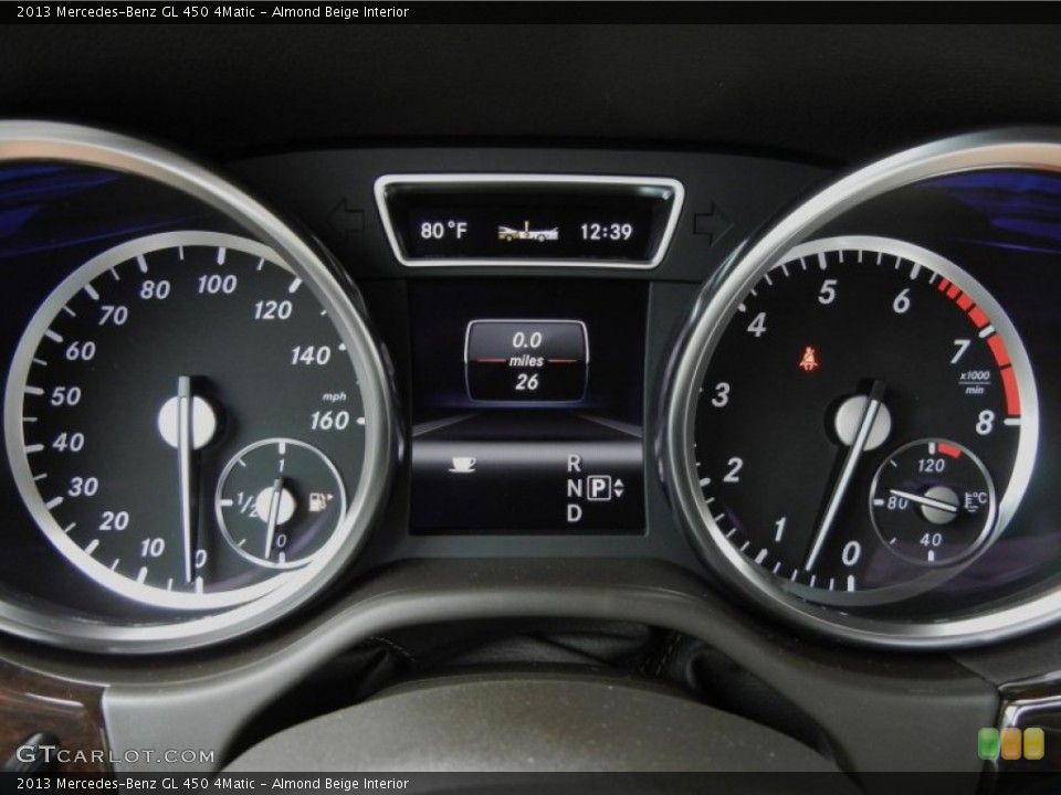 Almond Beige Interior Gauges for the 2013 Mercedes-Benz GL 450 4Matic #73566683