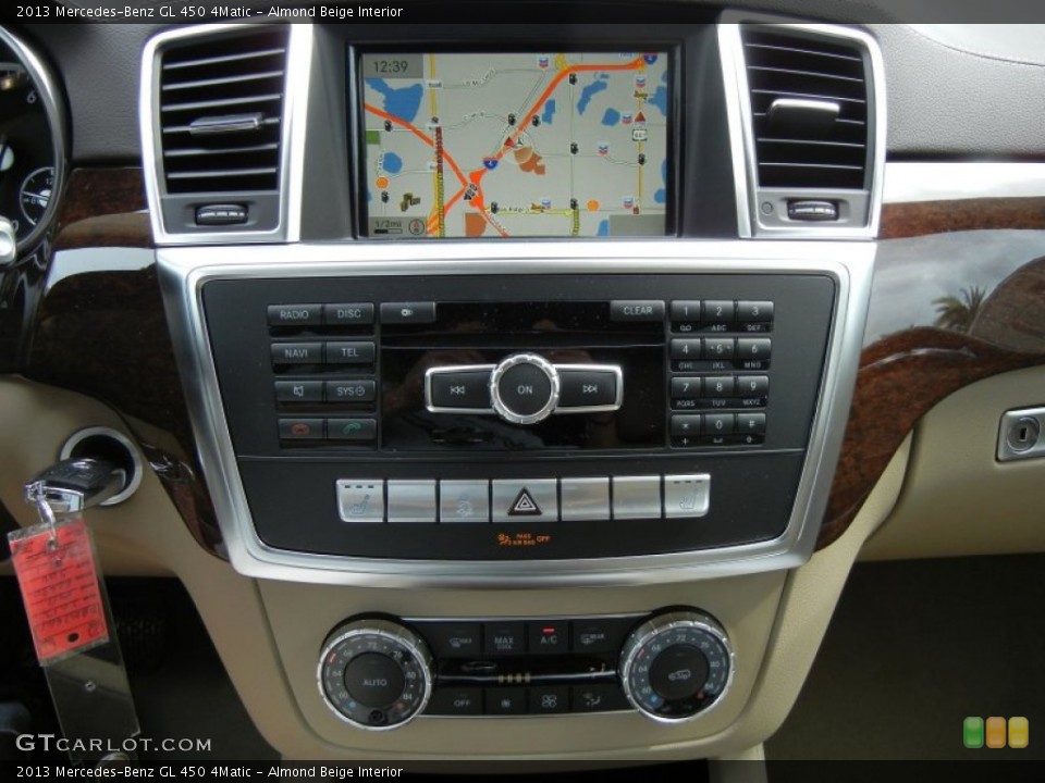 Almond Beige Interior Controls for the 2013 Mercedes-Benz GL 450 4Matic #73566701
