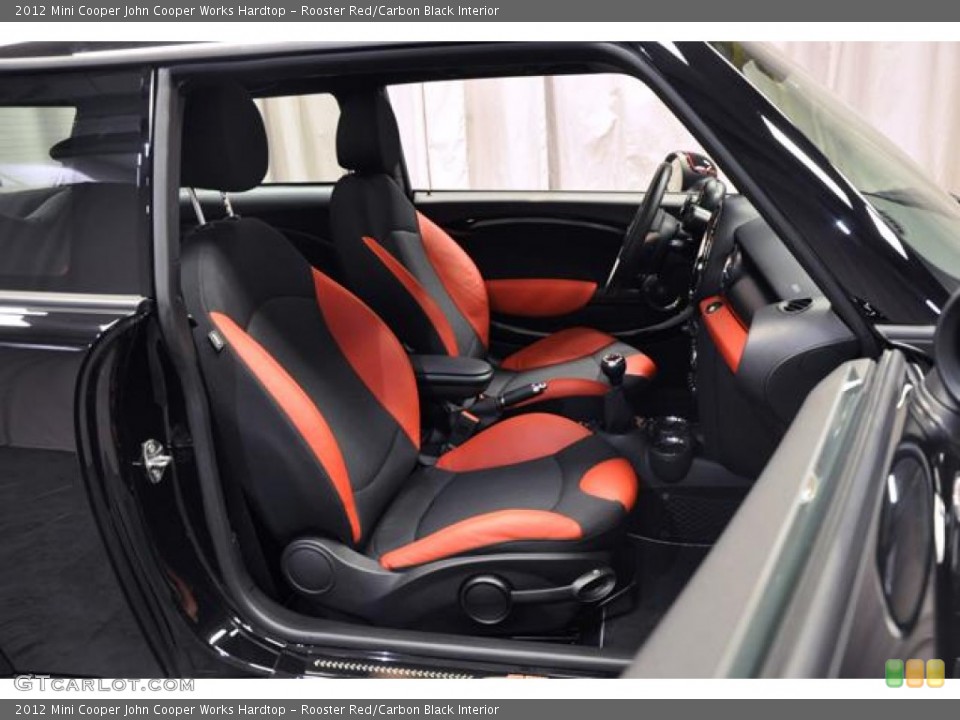 Rooster Red/Carbon Black Interior Photo for the 2012 Mini Cooper John Cooper Works Hardtop #73566927