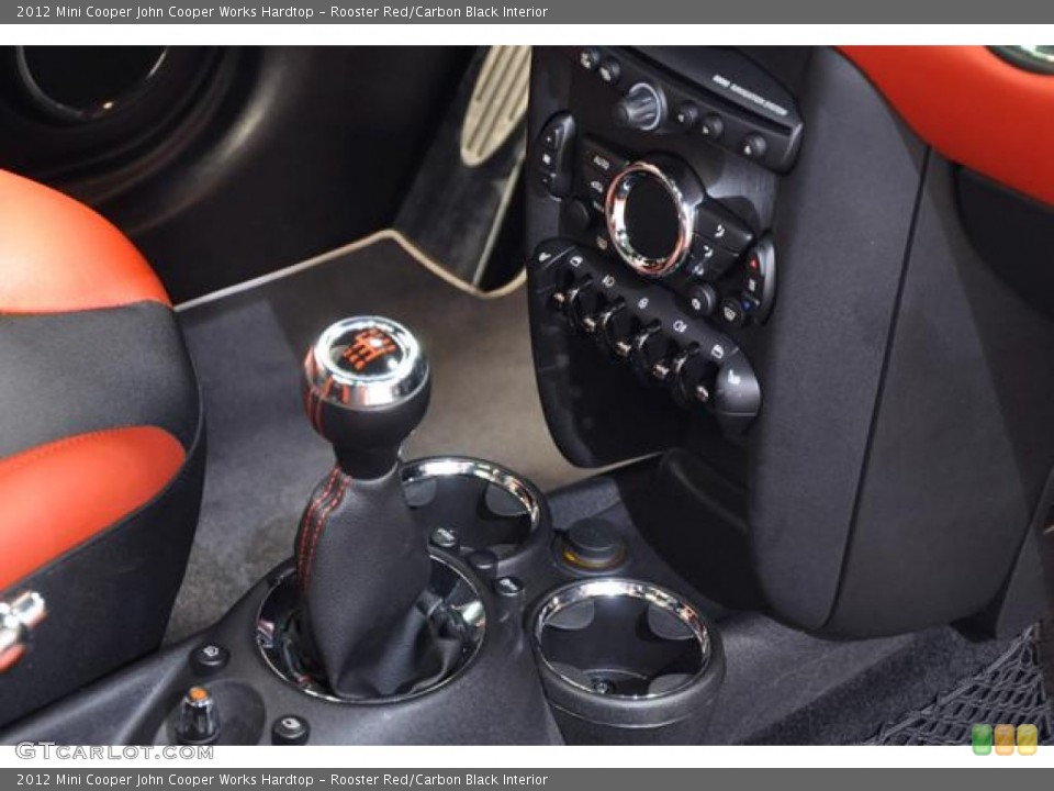 Rooster Red/Carbon Black Interior Transmission for the 2012 Mini Cooper John Cooper Works Hardtop #73567009