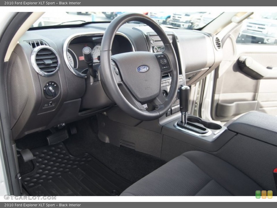 Black Interior Dashboard for the 2010 Ford Explorer XLT Sport #73569488