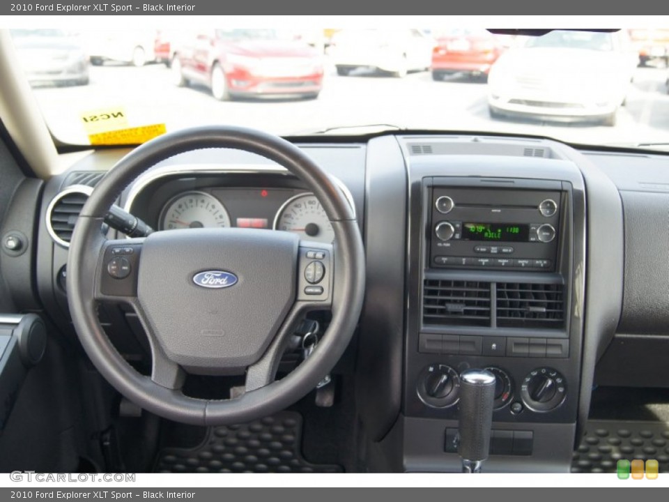 Black Interior Dashboard for the 2010 Ford Explorer XLT Sport #73569706