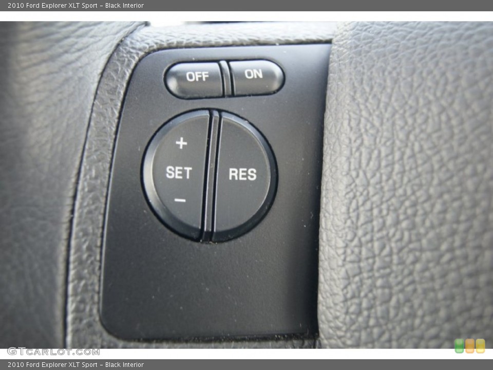 Black Interior Controls for the 2010 Ford Explorer XLT Sport #73569812