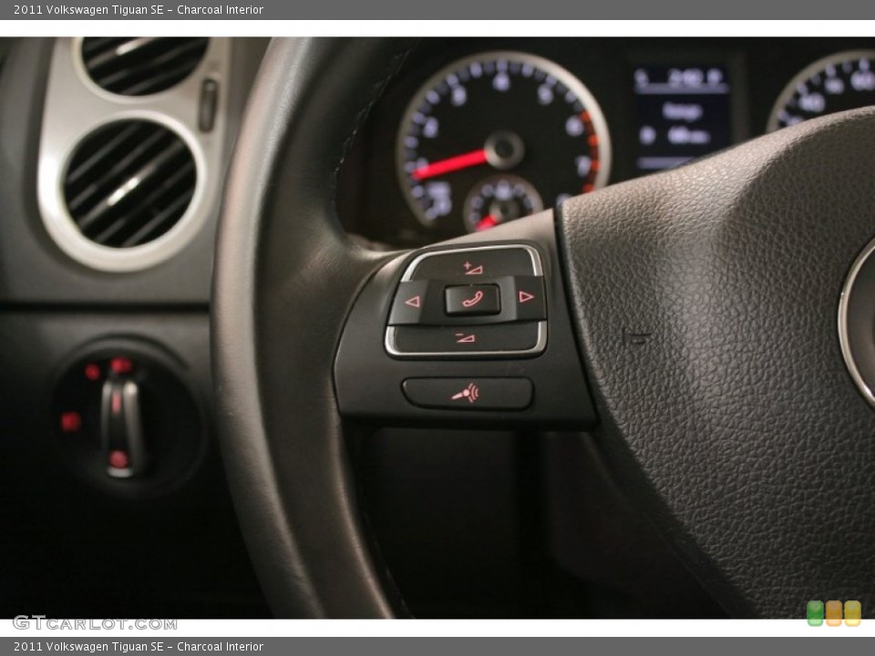 Charcoal Interior Controls for the 2011 Volkswagen Tiguan SE #73570349