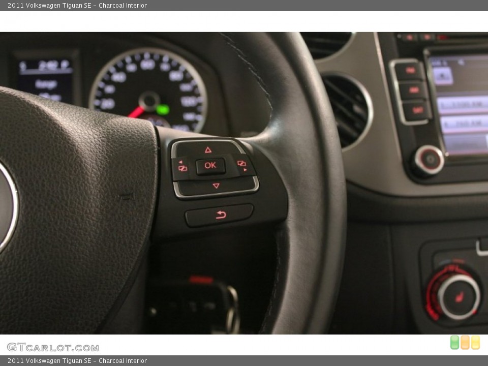 Charcoal Interior Controls for the 2011 Volkswagen Tiguan SE #73570368
