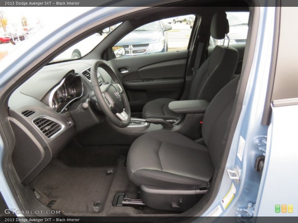 Black Interior Front Seat for the 2013 Dodge Avenger SXT #73571704