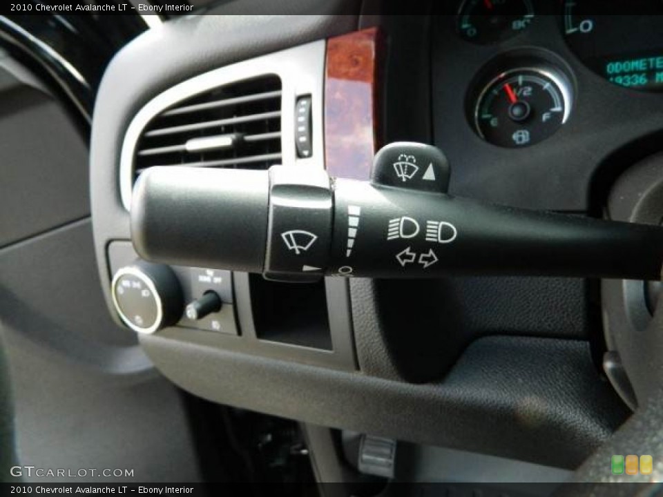 Ebony Interior Controls for the 2010 Chevrolet Avalanche LT #73572653