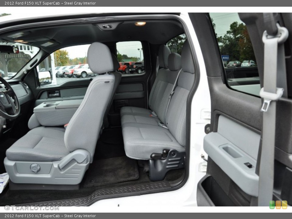Steel Gray Interior Photo for the 2012 Ford F150 XLT SuperCab #73572716