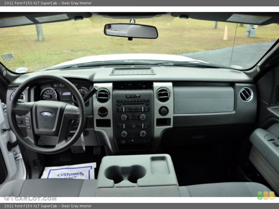 Steel Gray Interior Dashboard for the 2012 Ford F150 XLT SuperCab #73572729