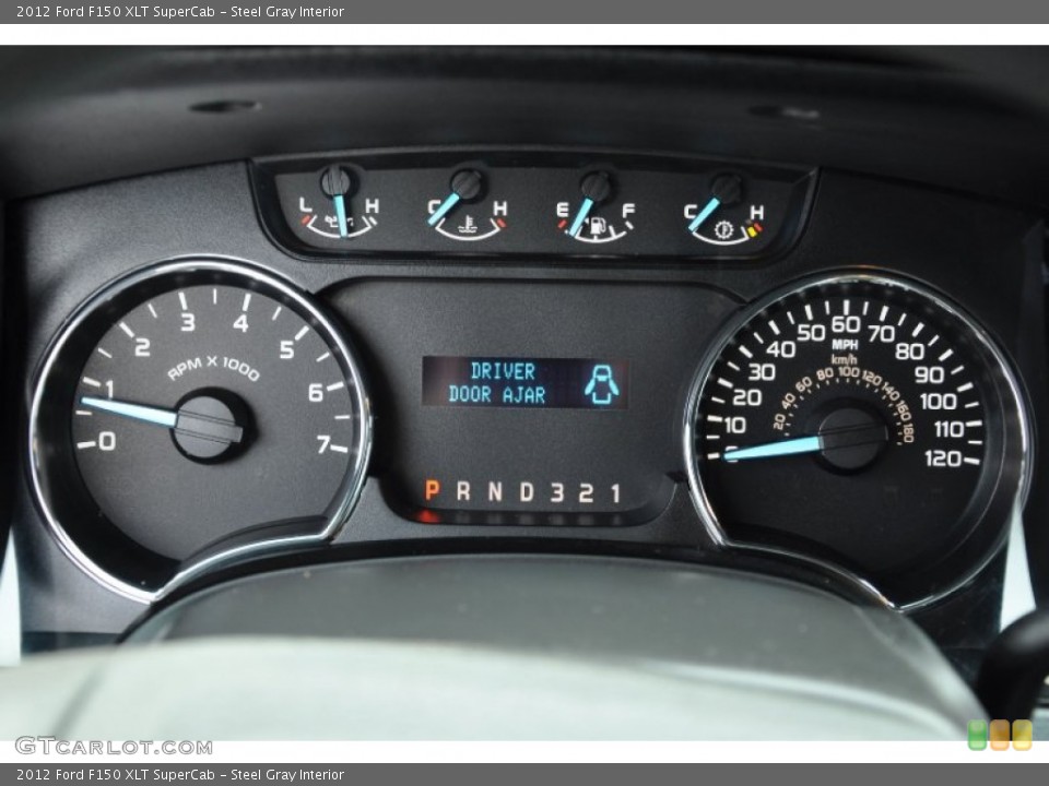Steel Gray Interior Gauges for the 2012 Ford F150 XLT SuperCab #73572821